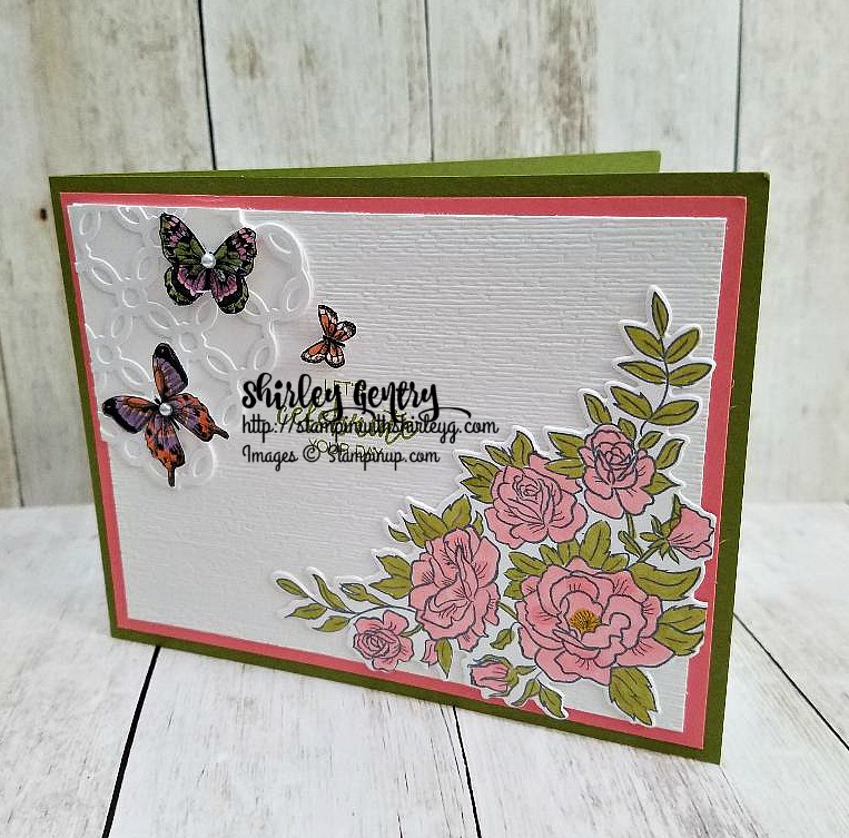 Climbing Rose – Stampin with Shirley G