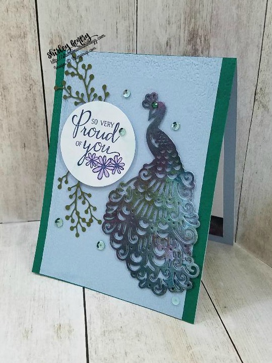 Stampin’ Up! Pretty Peacock – Stampin with Shirley G