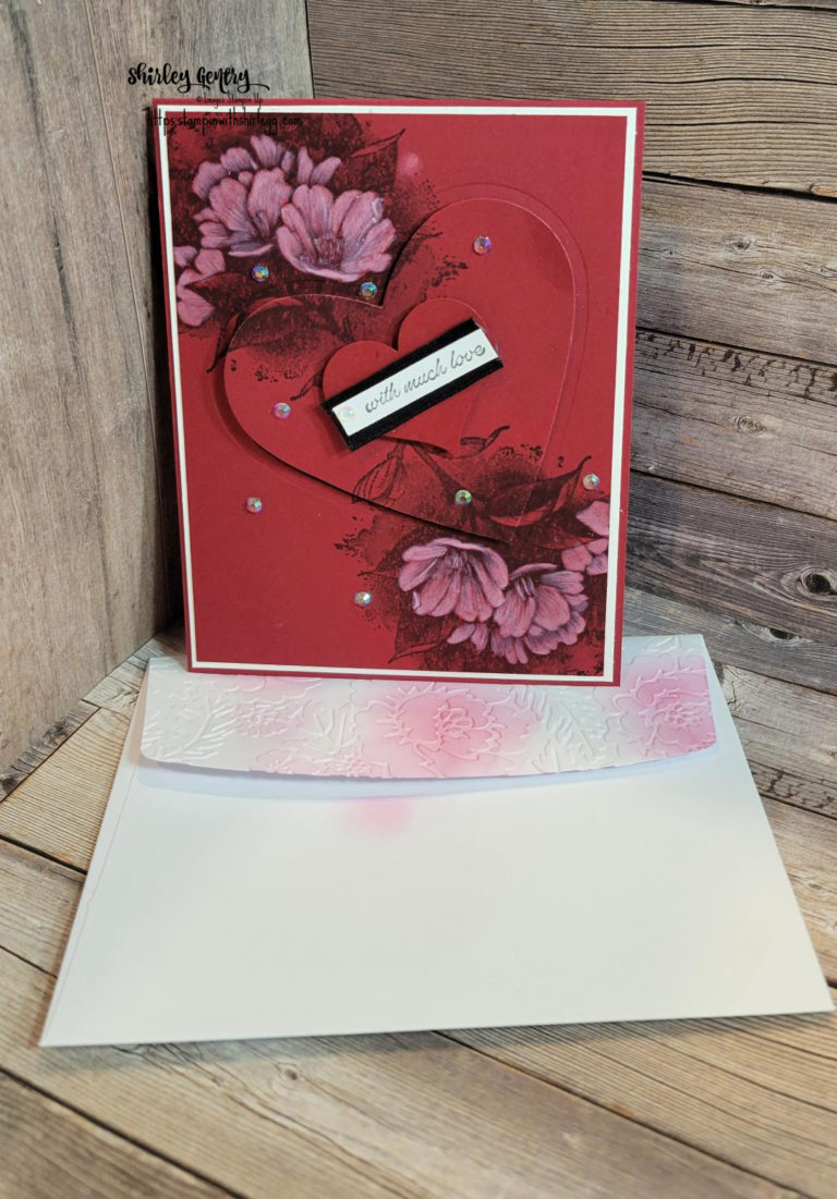 Stampin’ Up! Calming Camellia With Much Love Card – Stampin with Shirley G