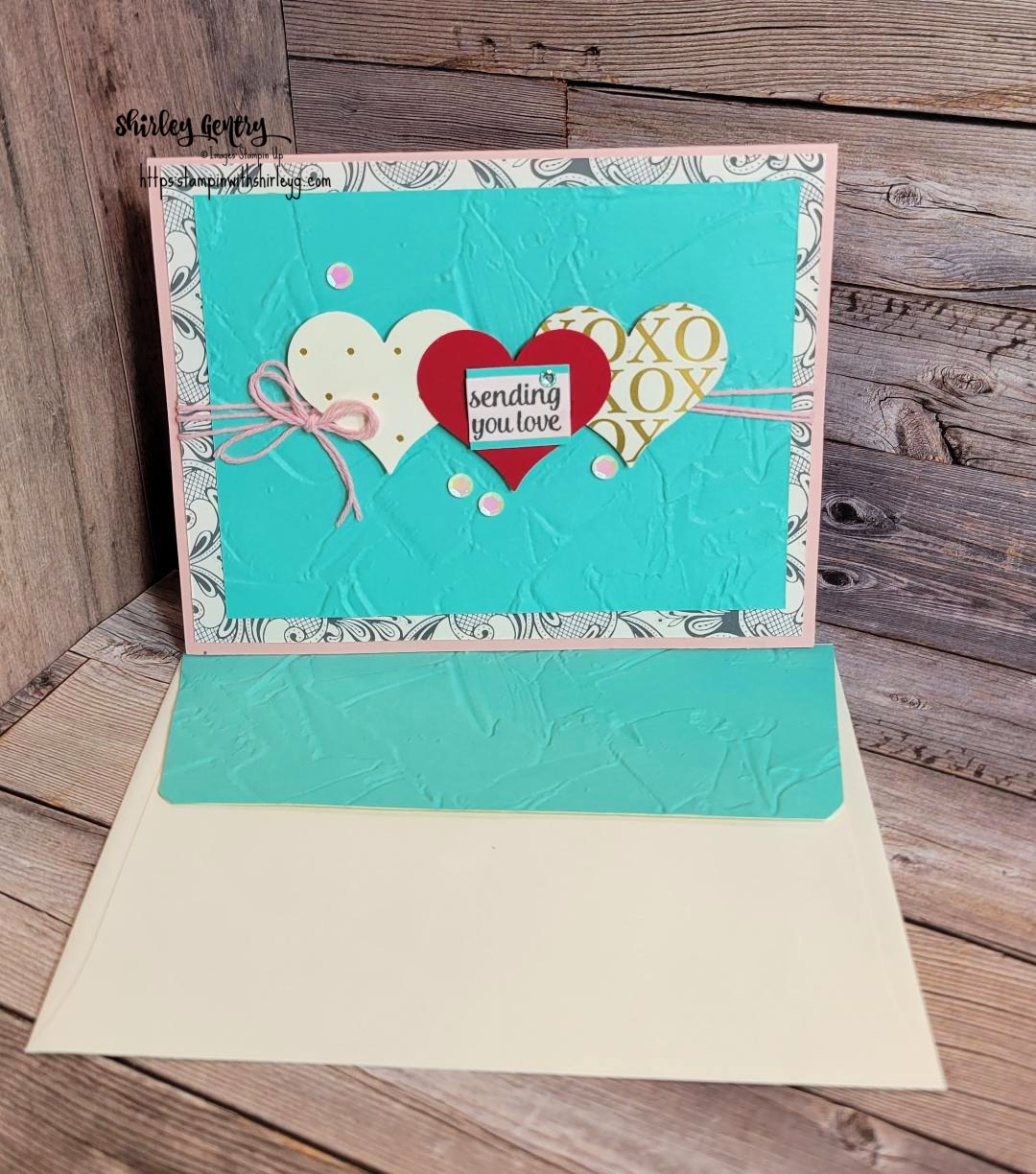 Stampin’ Up! Sending You Love Card – Stampin with Shirley G