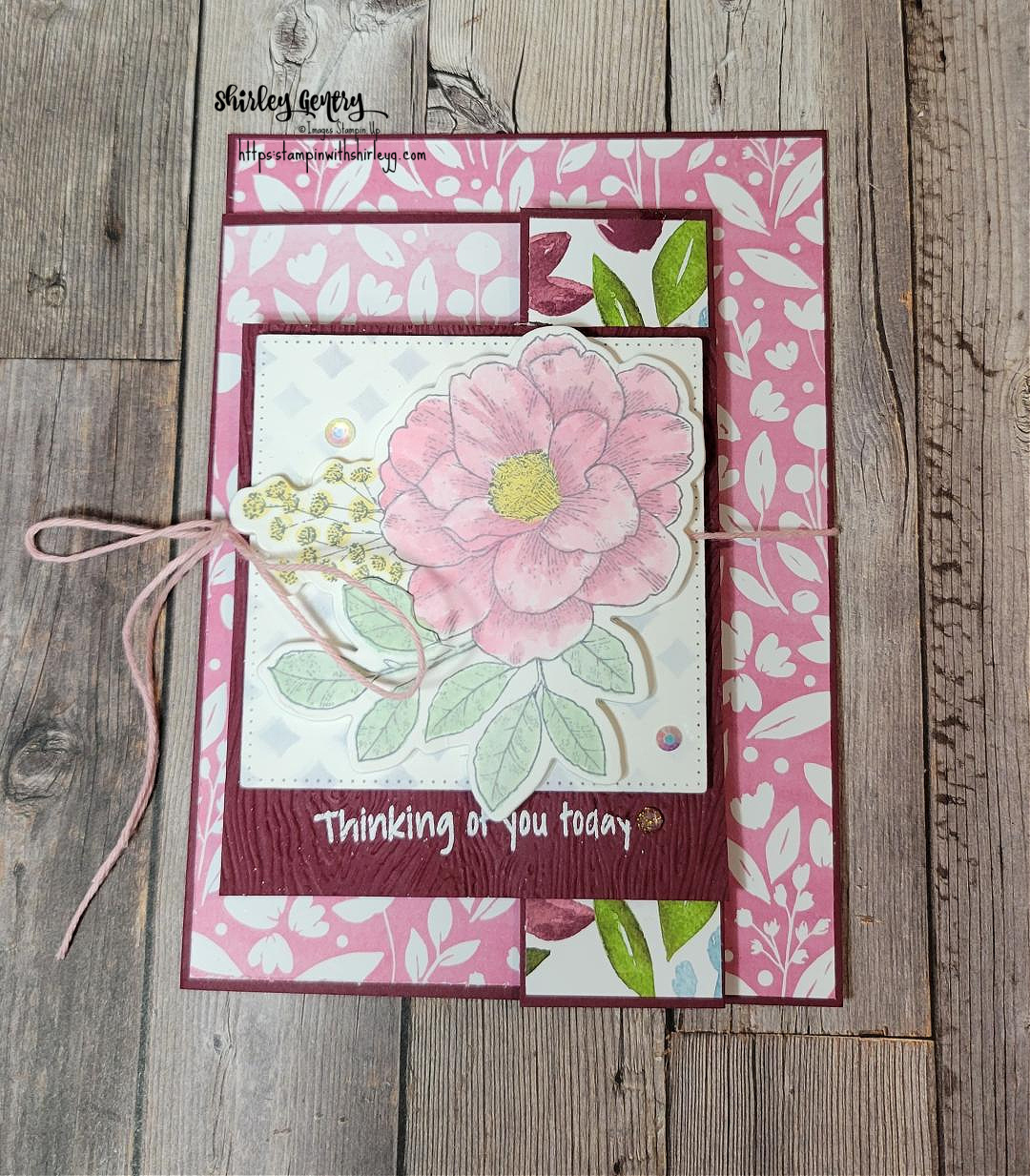 Stampin’ Up! Cottage Rose – Stampin with Shirley G