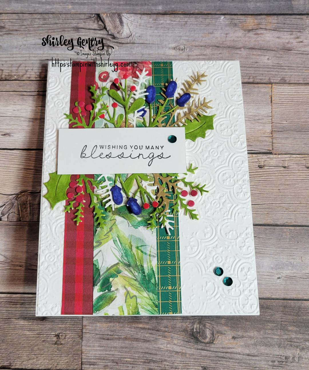 Stampin’ Up! Magical Meadow — Blessings – Stampin with Shirley G