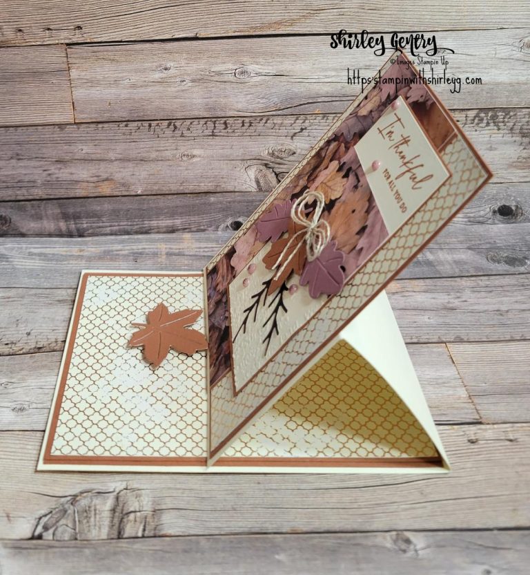 Stampin’ Up! Autumn Leaves — Thankful – Stampin with Shirley G