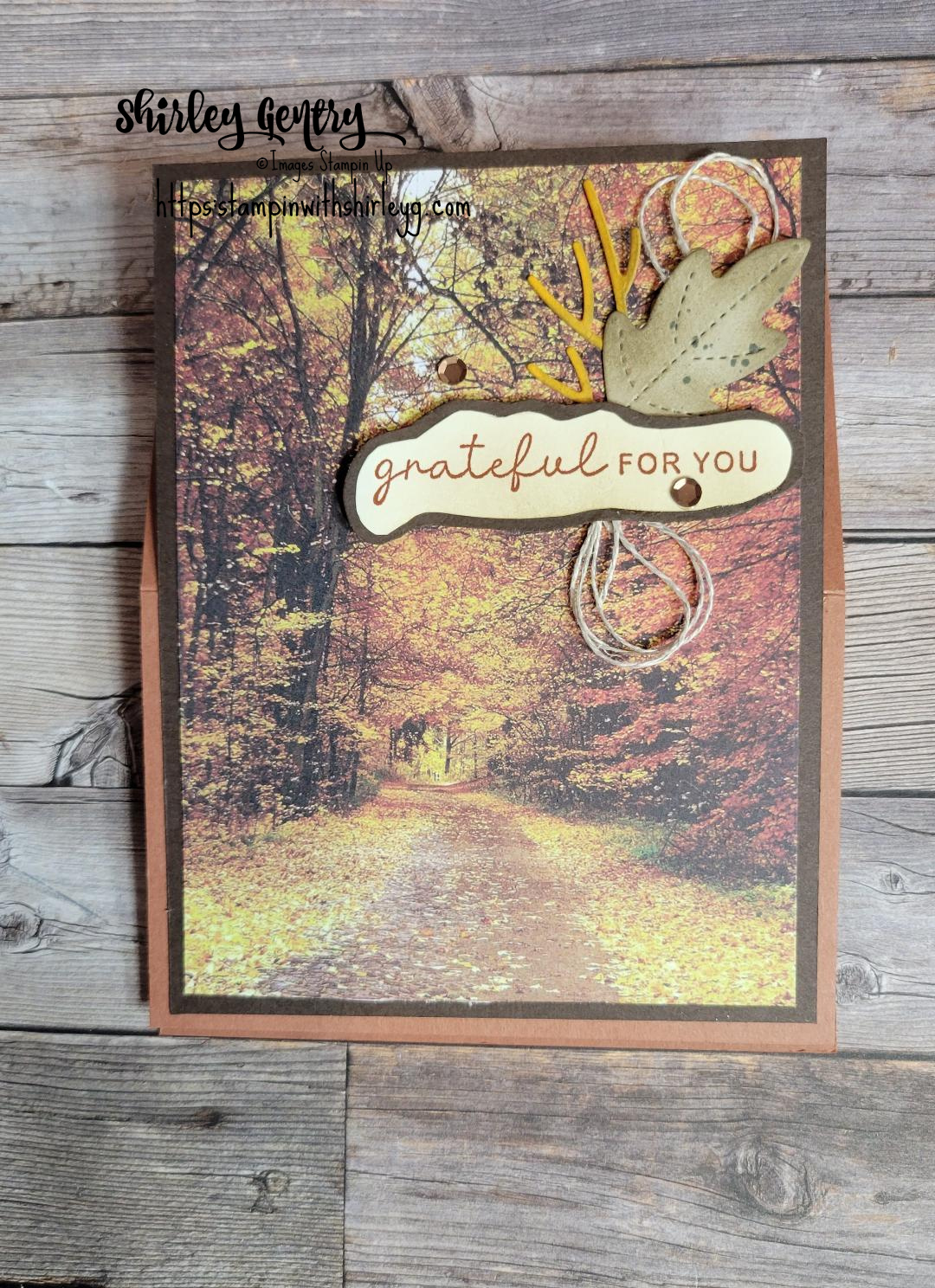Stampin’ Up! All About Autumn with Autumn Leaves – Stampin with Shirley G