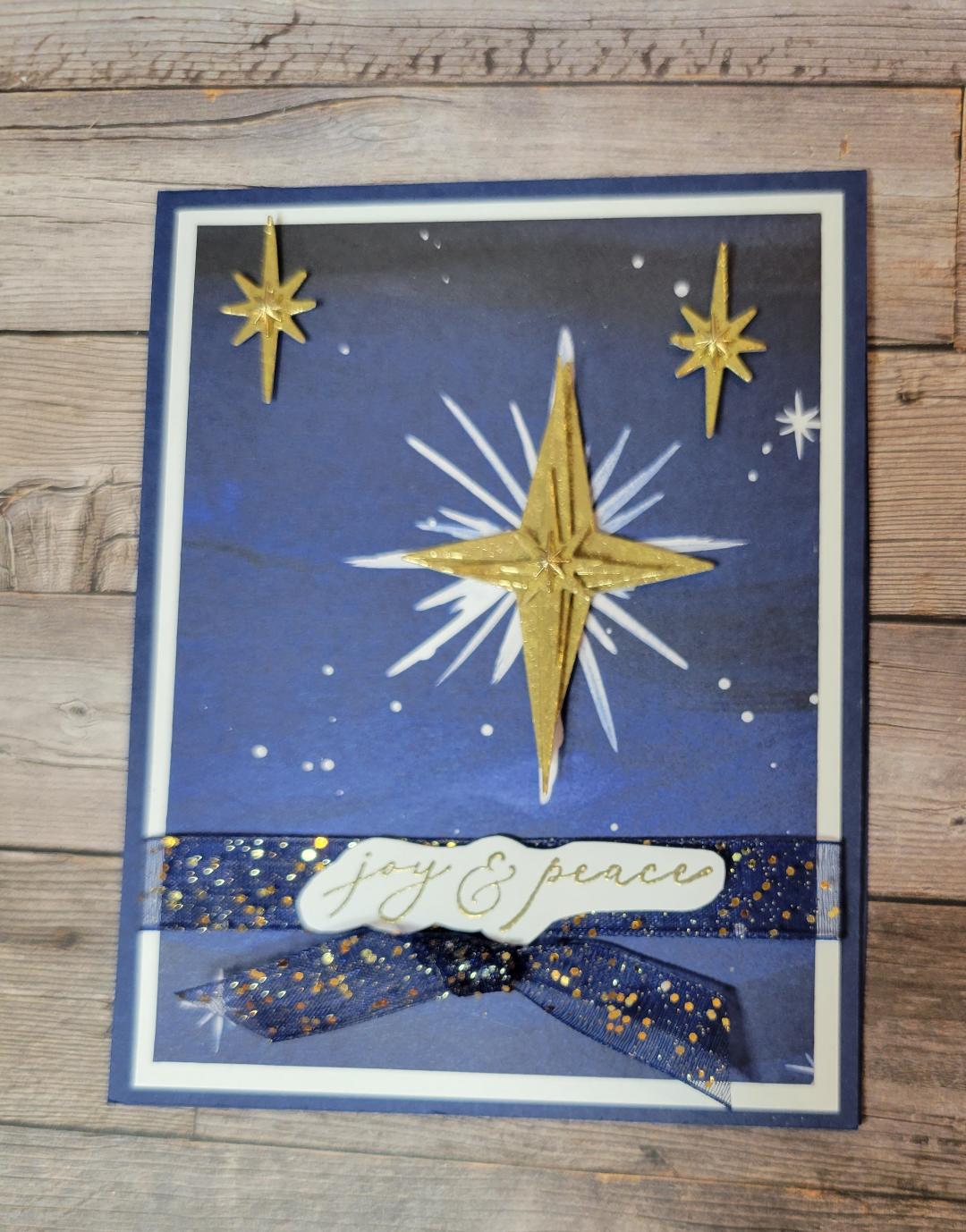 Stampin’ Up! Stars At Night — joy & peace – Stampin with Shirley G
