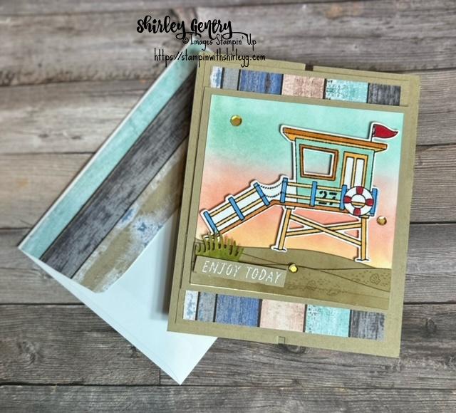 Stampin’ Up! Beach Day – Stampin with Shirley G