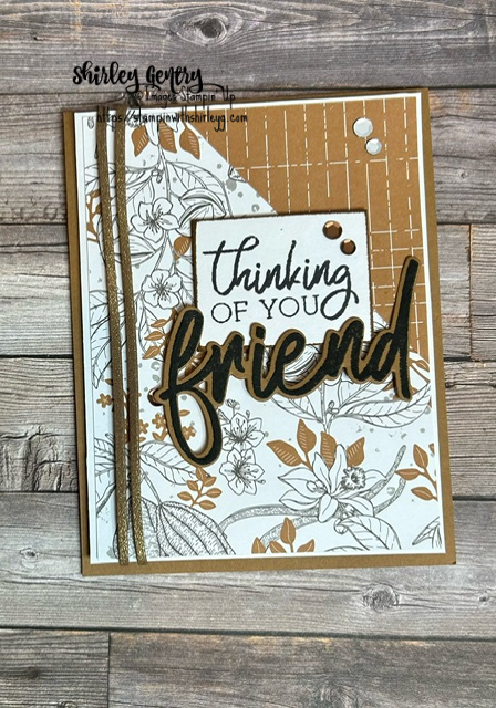 Stampin’ Up! Friends For Life – Stampin with Shirley G